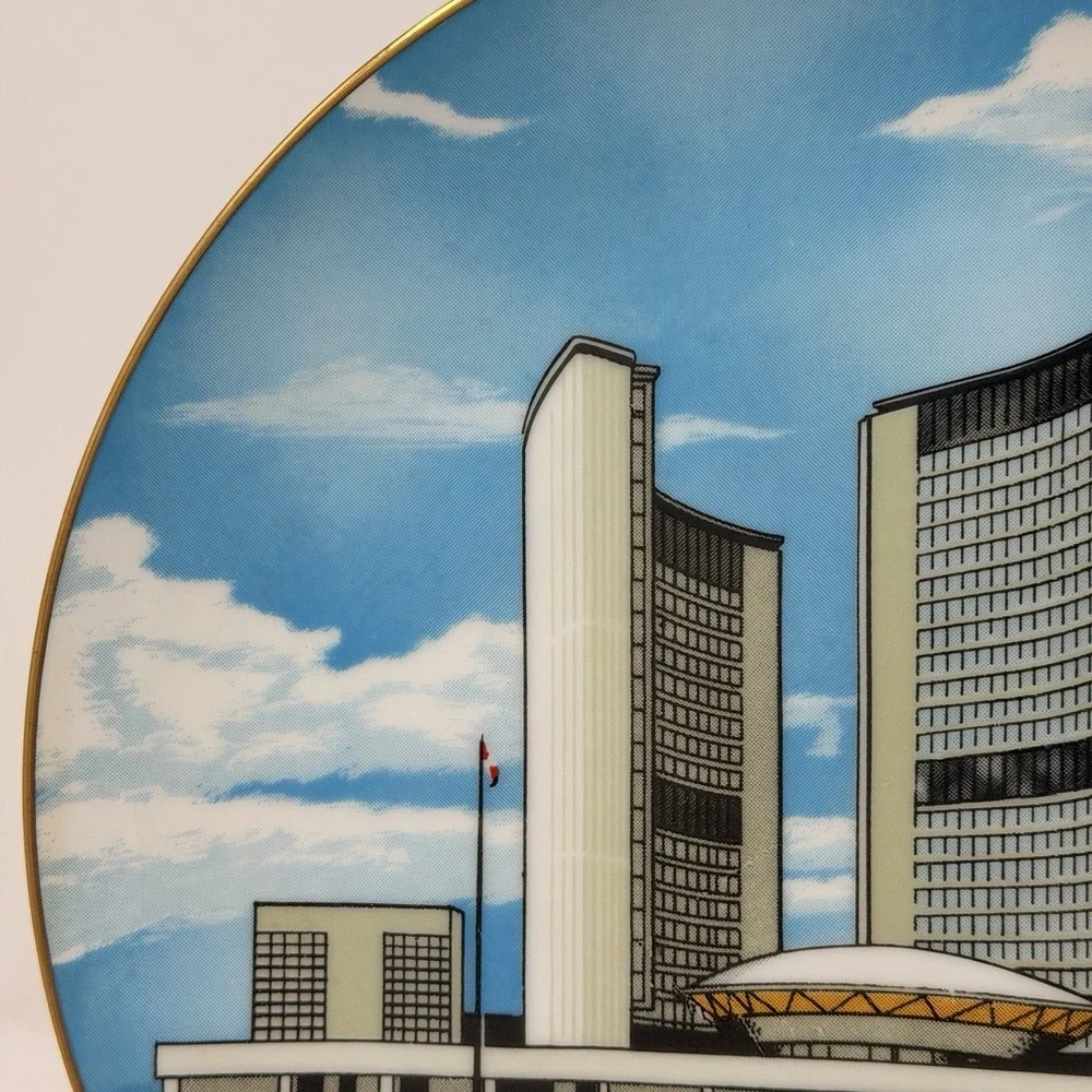 AMF Bowling BPAA Convention 1977 Toronto Civic Centre Porcelain‎ Plate 10